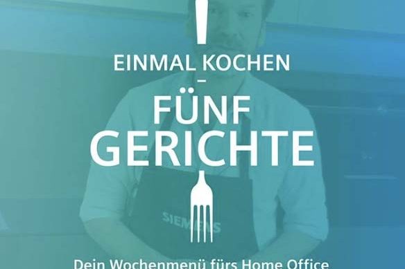 Das Wochenmenü für Siemens Home - foodcontent.company | die Food Content Agentur